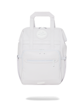 HEAVY METAL SHARK WHITE OUT BIZ TOP OPENER BACKPACK