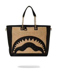RAFFIA PALM TOTE