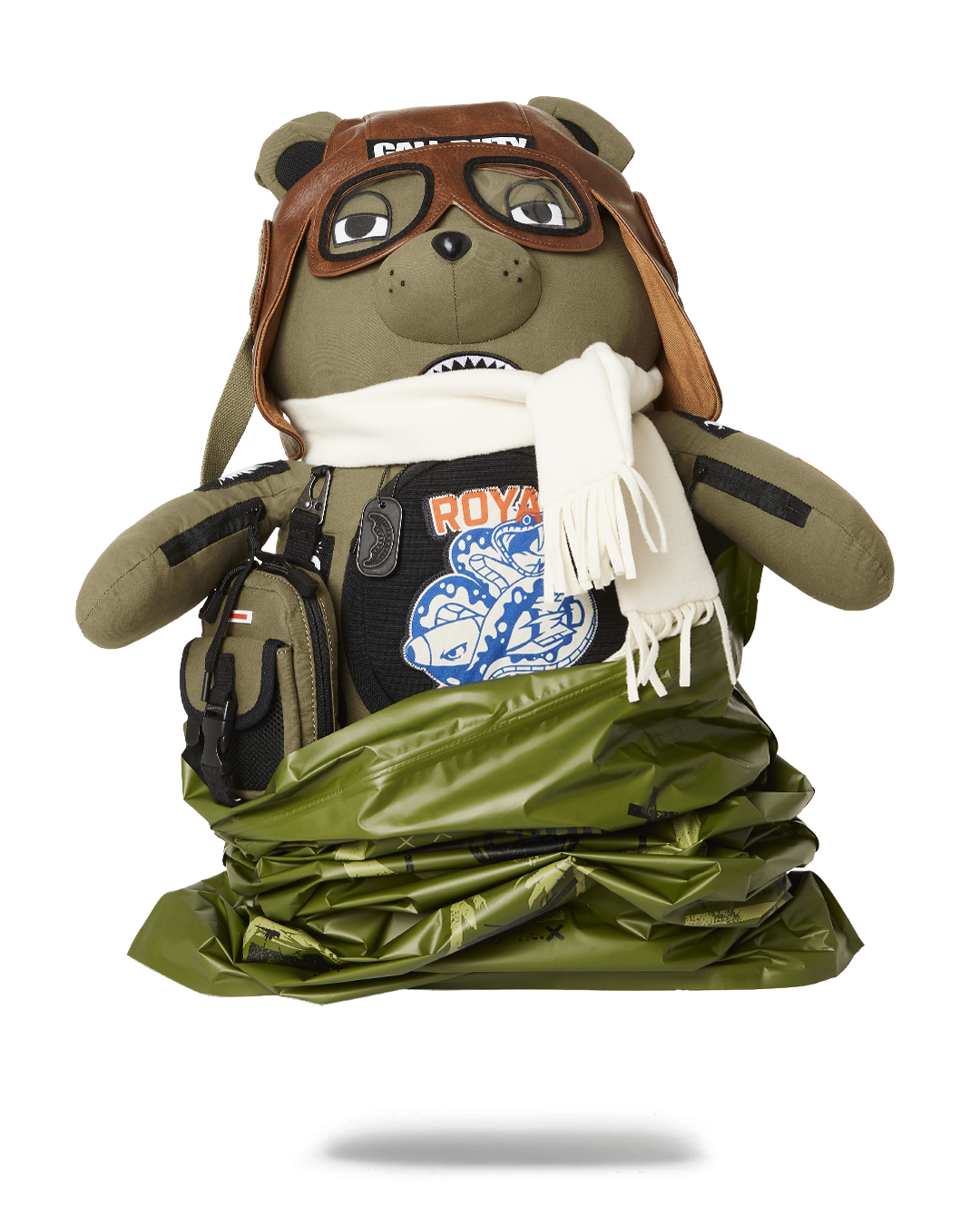 CALL OF DUTY AVIATOR FEARLESS MONEYBEAR TEDDYBEAR BACKPACK