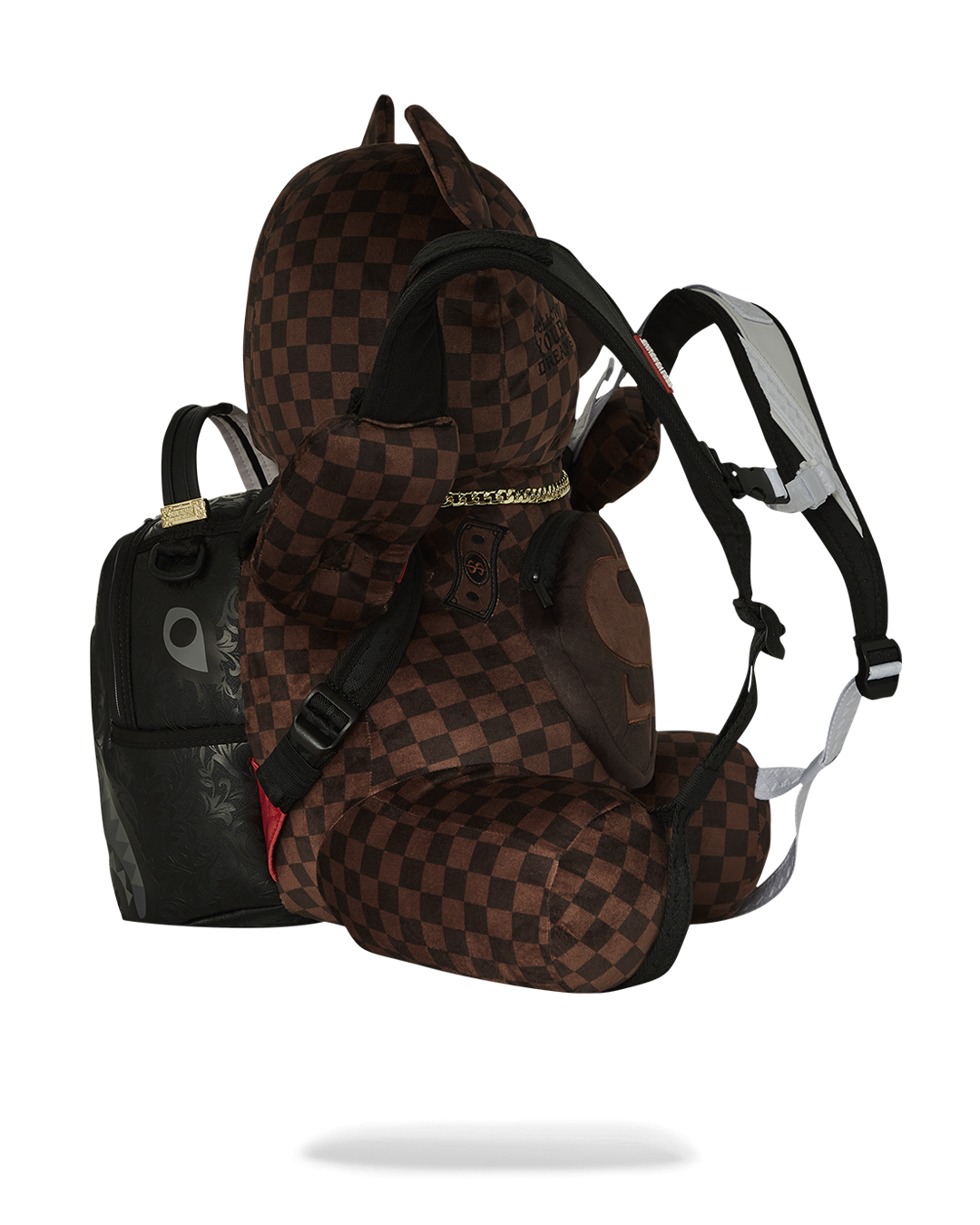BEAR WEARING BACKPACK AS A BACKPACK