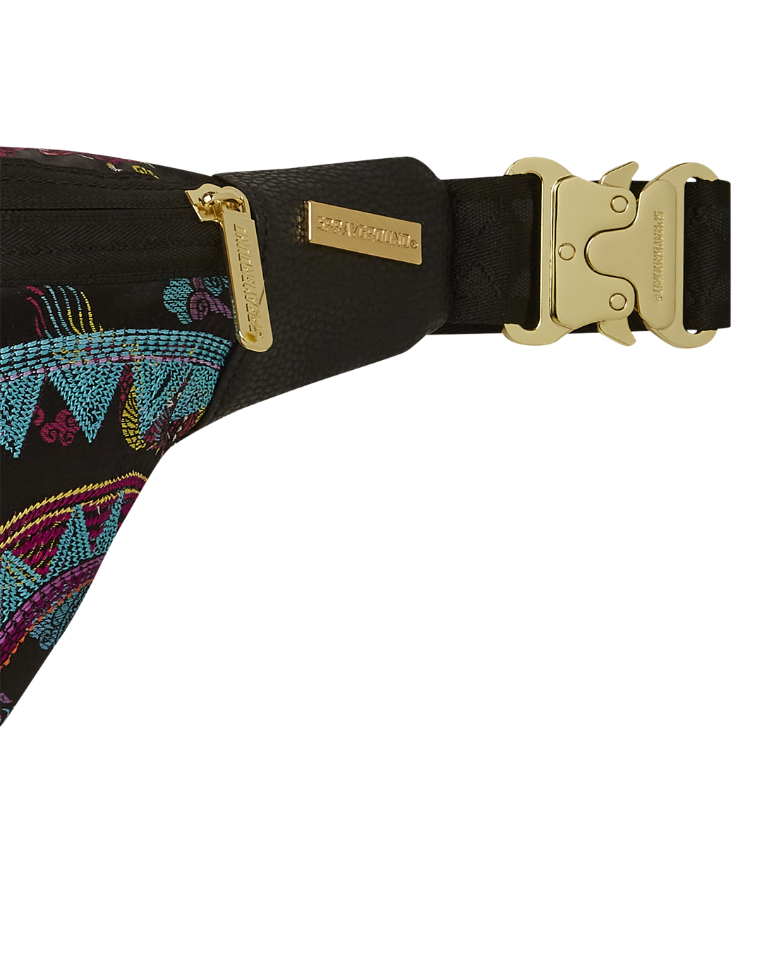 EMBROIDERED DRAGONS SAVVY CROSSBODY