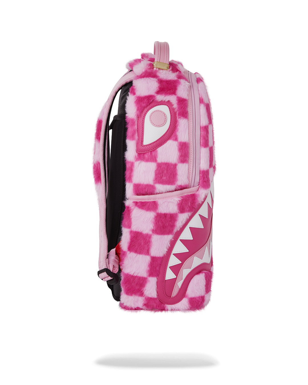 FURZILLA SHARK (PINK CHECK) BACKPACK