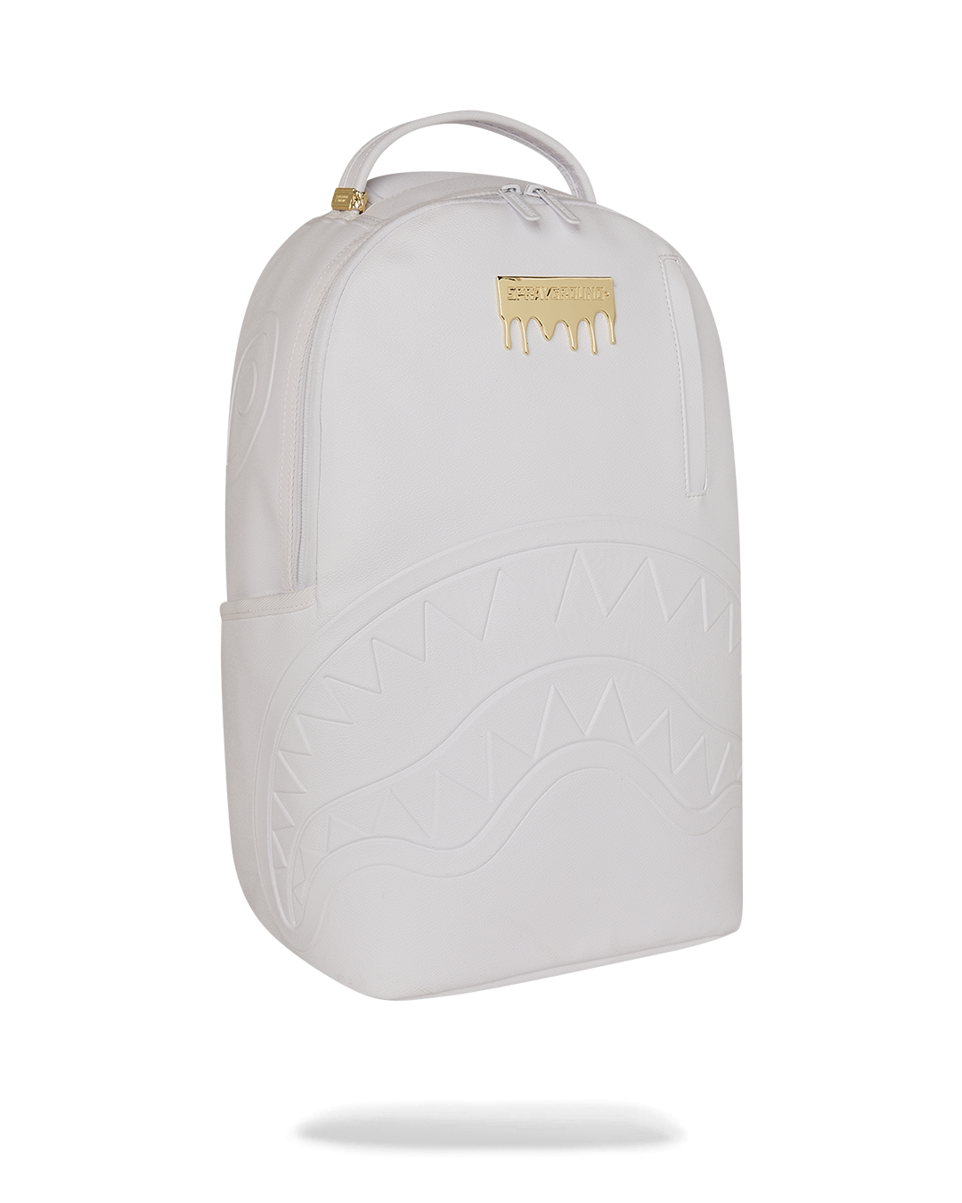 GOLD BRICK LUXE WHITE BACKPACK