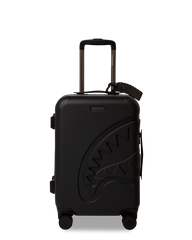REALITY CHECK SHARKITECTURE CARRY-ON JETBLACK LUGGAGE (GUNMETAL HARDWARE)