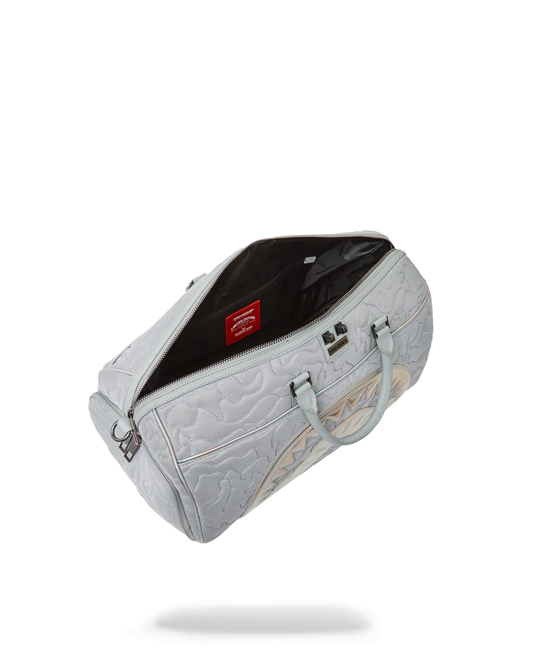 MIRASHAKU IRIDESCENT QUILT DUFFLE