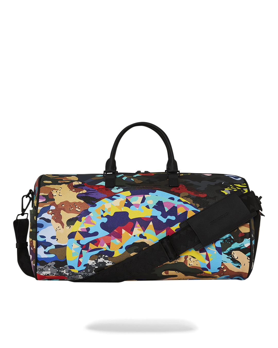 SLICED AND DICED CAMO DUFFLE