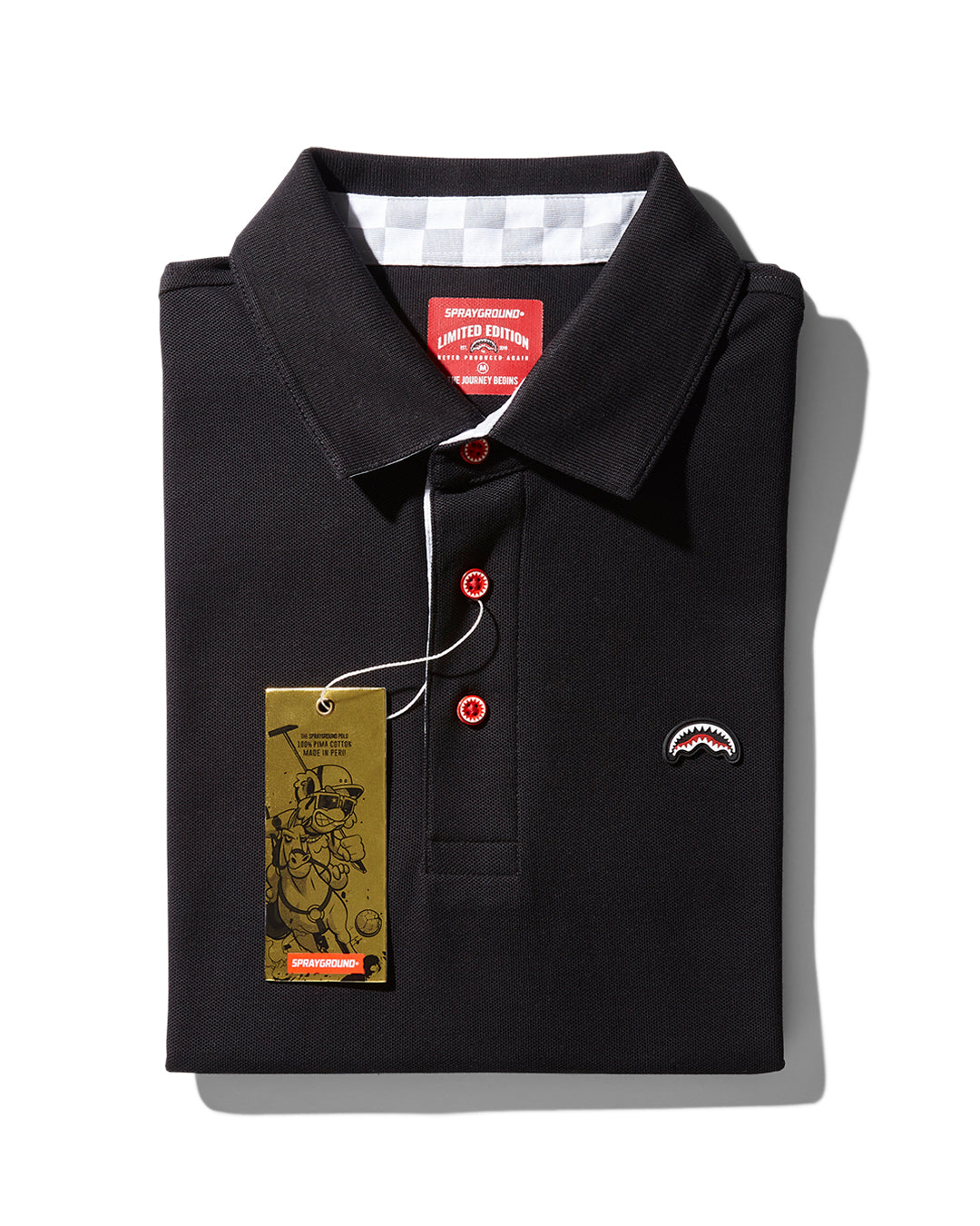 ROSE ALL DAY PIMA COTTON MADE IN PERU POLO