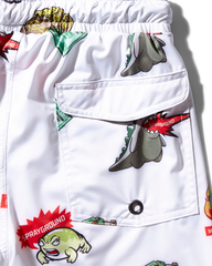 KIDS PATCH ALL-IN SWIM TRUNKS (WHITE)