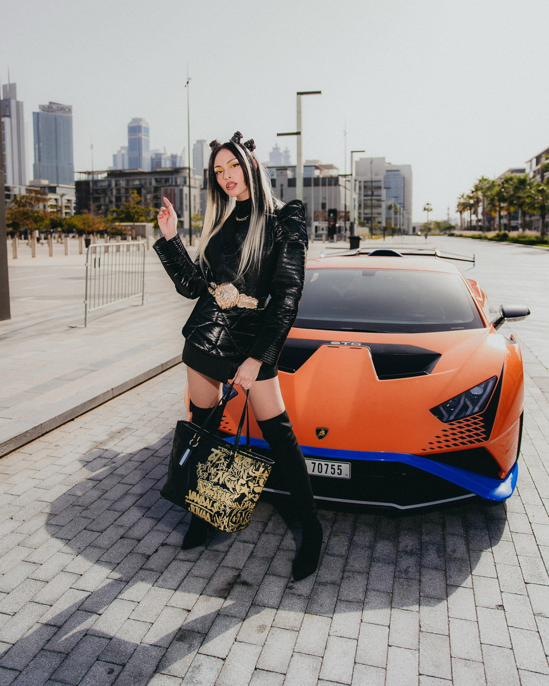 HALF GRAFF GLIDE TOTE