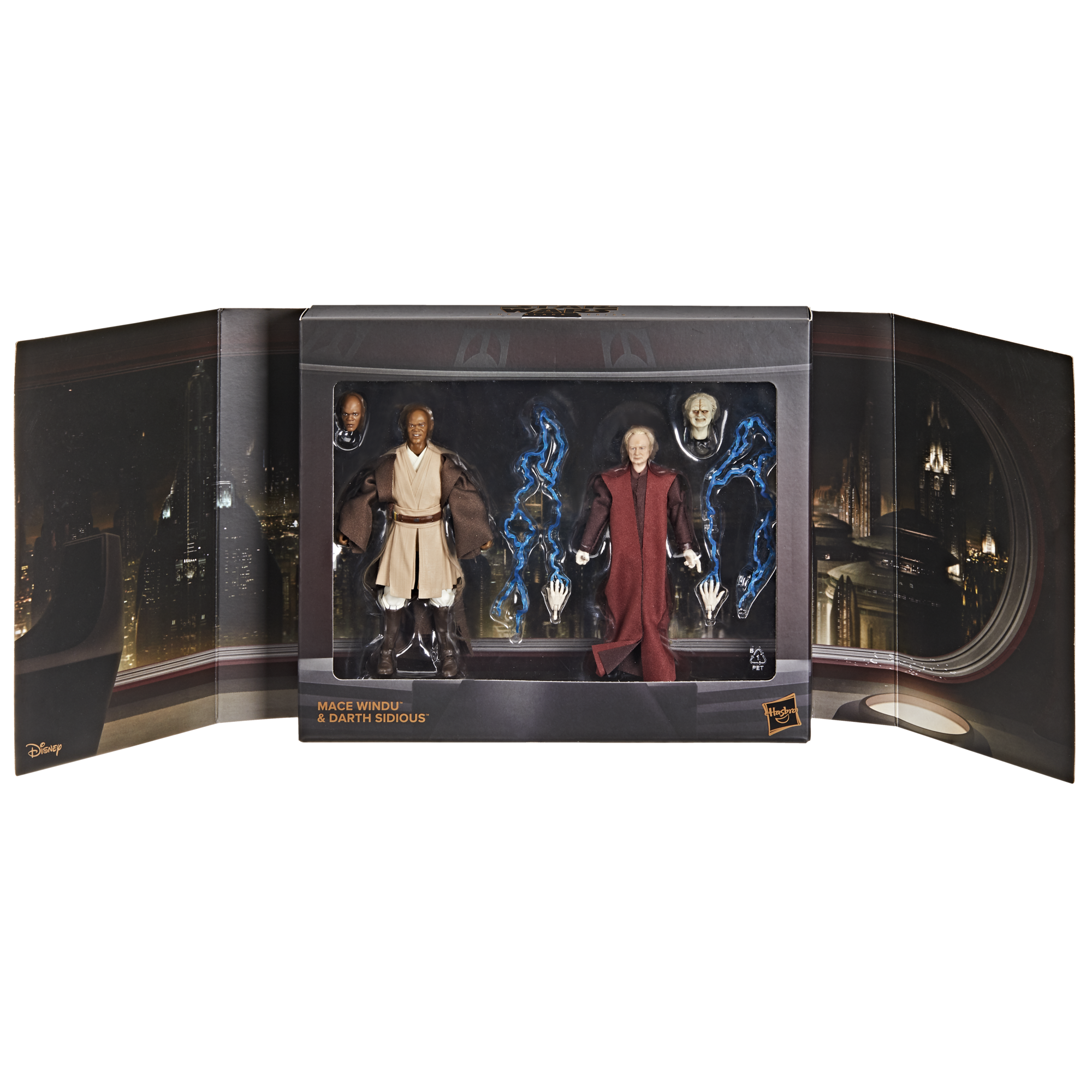Star Wars The Black Series Mace Windu & Darth Sidious
