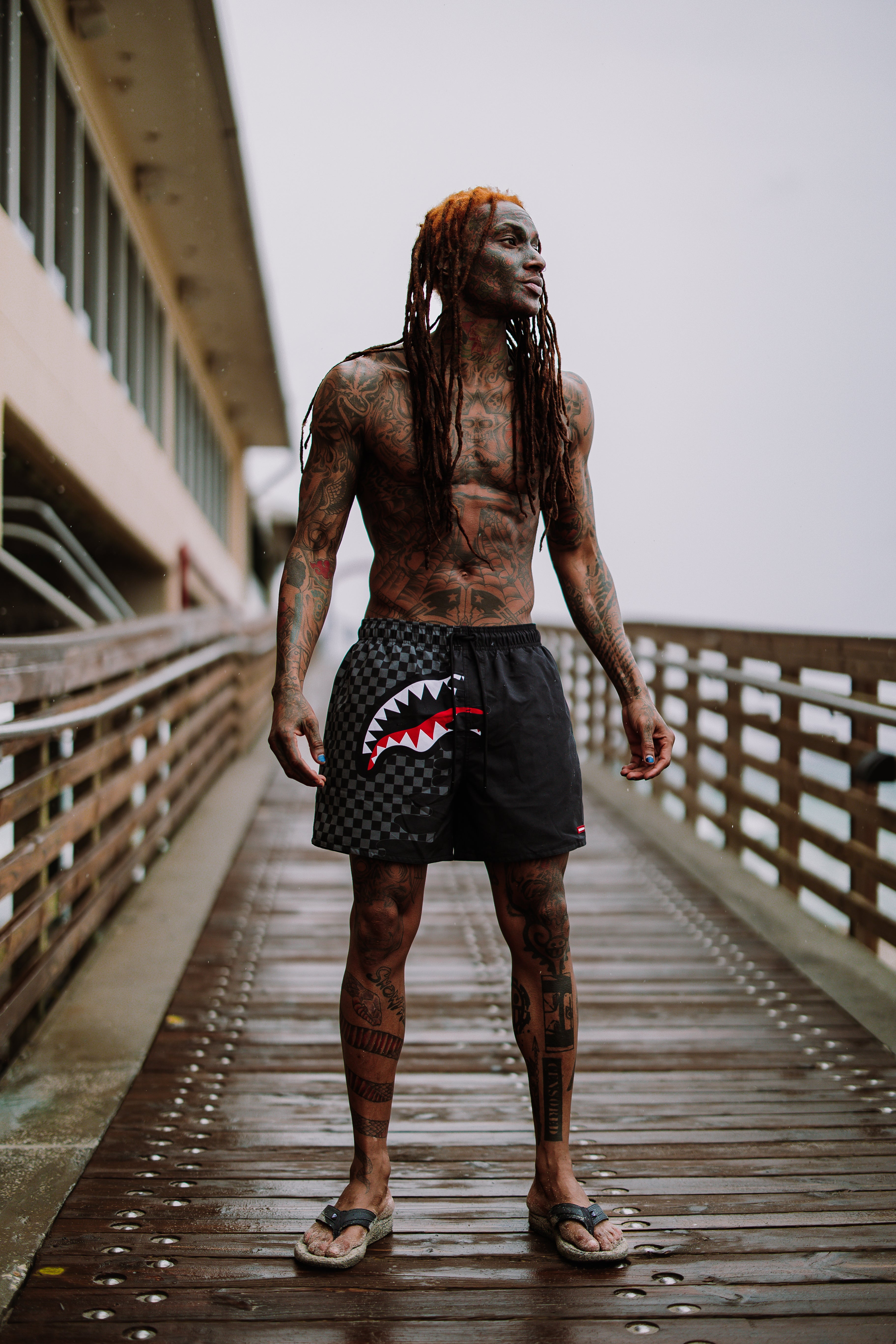 SPEED SHARK SIDE SWIPE SWIM SHORTS