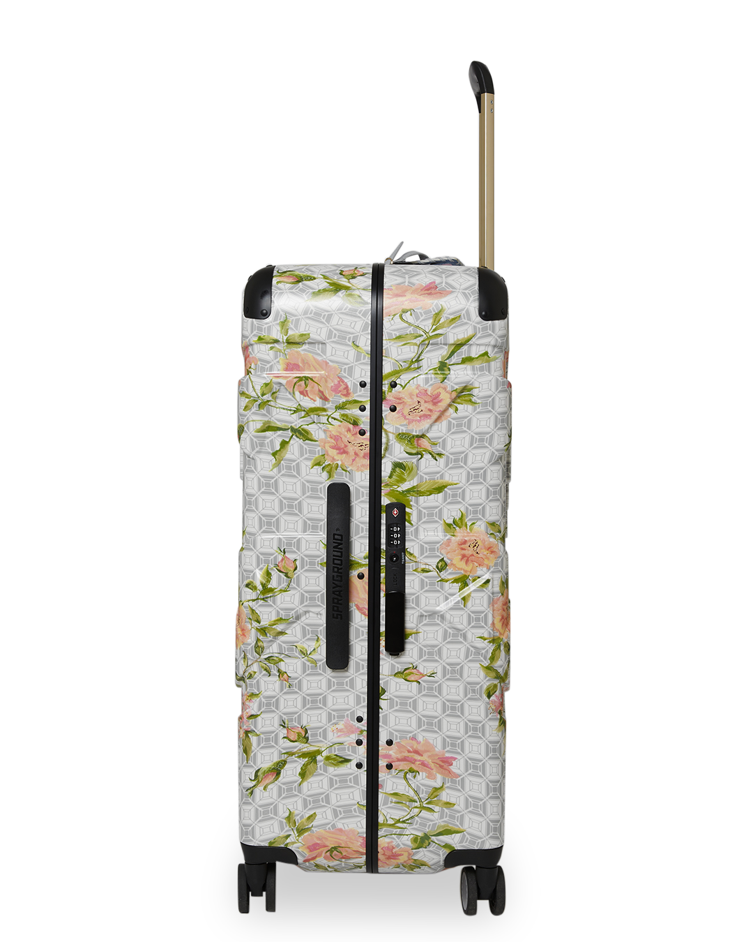 A.I. AFRICAN INTELLIGENCE ELEGANT ENERGY SHARKITECTURE FULL SIZE LUGGAGE - SANDFLOWER COLLAB